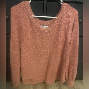 Hollister Soft Pink Crew Neck Sweater